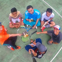 Photo taken at Lapangan Tenis RSPAU Halim by Oyi K. on 11/19/2017