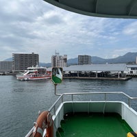 Photo taken at Miyajimaguchi Ferry Boat Terminal by kazuhito k. on 4/7/2024