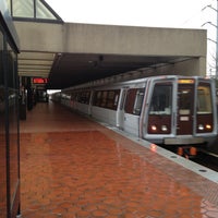Photo taken at East Falls Church Metro Station by Roy G. on 4/15/2013