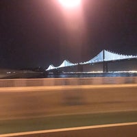 Photo taken at &amp;quot;The Bridge&amp;quot; Bay Lights Broadcast Center by Mike G. on 9/11/2019