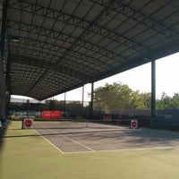 Photo taken at Tennis @ CV Sport Club by Krittin P. on 12/24/2017