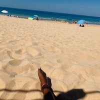 Photo taken at Praia dos Salgados by Dina😜 D. on 7/19/2019