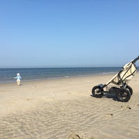 Photo taken at Strand Nieuw-Haamstede by Pim on 4/21/2018