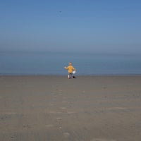 Photo taken at Strand Nieuw-Haamstede by Pim on 4/22/2018