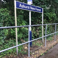 Photo taken at Ashurst New Forest Railway Station (ANF) by Robert W. on 7/29/2017