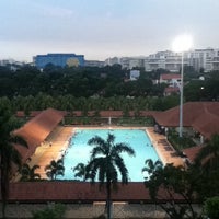 Photo taken at Hougang Swimming Complex by Vicky C. on 11/18/2012