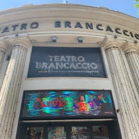 Photo taken at Teatro Brancaccio by Beatrice G. on 4/18/2019