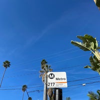 Photo taken at Metro Bus - 217 (Hollywood Blvd &amp;amp; N La Brea Ave) by MM Y. on 1/31/2020