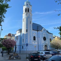 Photo taken at Kostol sv. Alžbety (The Blue Church) by Gigio G. on 4/9/2024