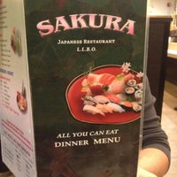 Photo taken at Sakura Japanese Restaurant by Jeff H. on 12/2/2012