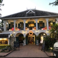 Photo taken at Villa Santi Hotel Luang Prabang by Pakkard T. on 12/7/2019