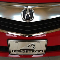 Photo taken at Bergstrom Acura by Tim B. on 4/18/2013