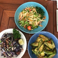 Photo taken at Anchan Vegetarian Restaurant by Blossom K. on 9/5/2018