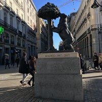 Photo taken at Puerta del Sol by Yücel G. on 2/7/2018