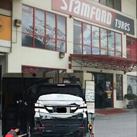 Photo taken at Stamford Tyres by Pangeran K. on 11/16/2012