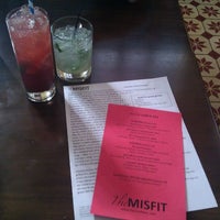 Photo taken at The Misfit Restaurant + Bar by Valerie S. on 10/20/2011