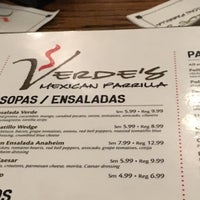 Photo taken at Verde&amp;#39;s Mexican Parrilla by Juan B. on 9/12/2016