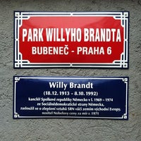 Photo taken at Park Willyho Brandta by Pavel K. on 11/18/2012