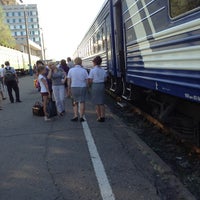 Photo taken at Фирменный поезд &amp;quot;Ульяновск&amp;quot; 21/22 by Alex S. on 6/17/2013