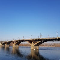 Photo taken at Glazkovsky Bridge by Olga Y. on 3/2/2019