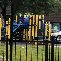 Photo taken at Hanson Park Playground by Pam D. on 6/11/2018