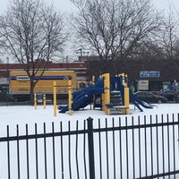 Photo taken at Hanson Park Playground by Pam D. on 1/3/2018