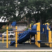 Photo taken at Hanson Park Playground by Pam D. on 7/31/2018