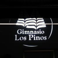 Photo taken at Gimnasio los pinos by Iovana V. on 11/30/2012