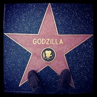 Photo taken at Godzilla&amp;#39;s Star, Hollywood Walk of Fame by EAZY e. on 12/18/2012