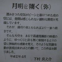 下村良之介 月明を翔く 弥 1990年 Sakyō 京都府 下村良之介 月明を翔く 弥 1990年 Sakyō 京都府