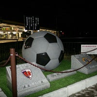 サッカーボールモニュメント Historic Site In 亀岡市