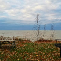 Photo taken at Mentor Beach Park by Stephen L. on 11/9/2013