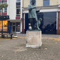 Photo taken at William Hogarth Statue by Mark I. on 10/19/2020