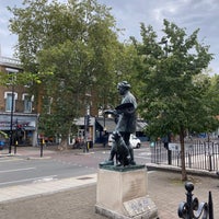 Photo taken at William Hogarth Statue by Mark I. on 8/24/2020