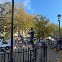 Photo taken at William Hogarth Statue by Mark I. on 10/26/2020