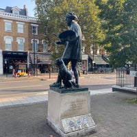 Photo taken at William Hogarth Statue by Mark I. on 9/14/2020