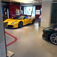 Photo taken at Ferrari &amp;amp; Maserati Show Room by Maria K. on 9/18/2017