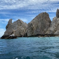 Photo taken at The Arch of Cabo San Lucas by Adel on 2/25/2023