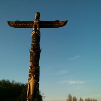 Photo taken at West Seattle Totem Pole by Betsy B. on 4/25/2013