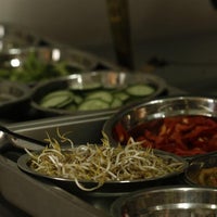 Das Foto wurde bei Sol de la India - Gourmet Vegetariano- von Ganges, Boutique Hindu y Yoga Center am 11/16/2012 aufgenommen