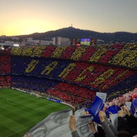 Photo taken at Camp Nou by Guillem L. on 5/1/2013