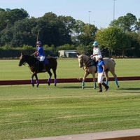 Photo taken at The Houston Polo Club by Andrew L. on 11/15/2015