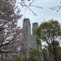 Photo taken at Shinjuku Chuo Park by noha t. on 4/4/2024