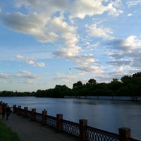 Photo taken at Парк «Щукинская набережная» by Julia T. on 5/30/2018