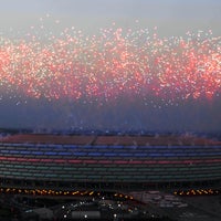 Photo taken at Baku Olympic Stadium by Baku Olympic Stadium on 4/6/2017