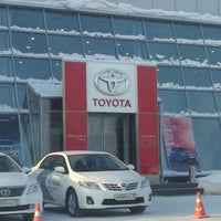 Photo taken at Тойота Центр Томск by Евгения П. on 12/15/2012