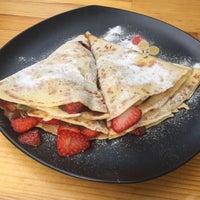 Photo taken at Rimo&amp;#39;s Crêperie by A A. on 10/22/2016