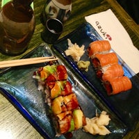 Photo taken at Azuki Sushi by Catie S. on 1/13/2013
