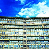 Photo taken at Robin Hood Gardens by S S. on 4/20/2016
