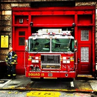 Photo taken at FDNY Squad 18 by Yevgen P. on 5/4/2014